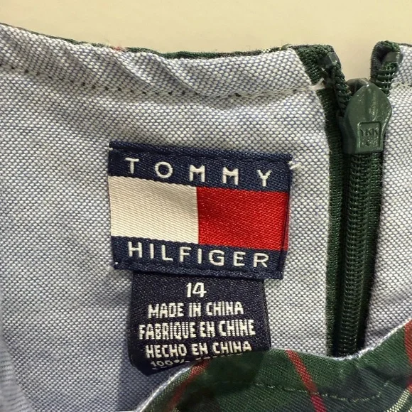 Tommy Hilfiger Blue and White Pleated Sundress - Picture 3 of 3